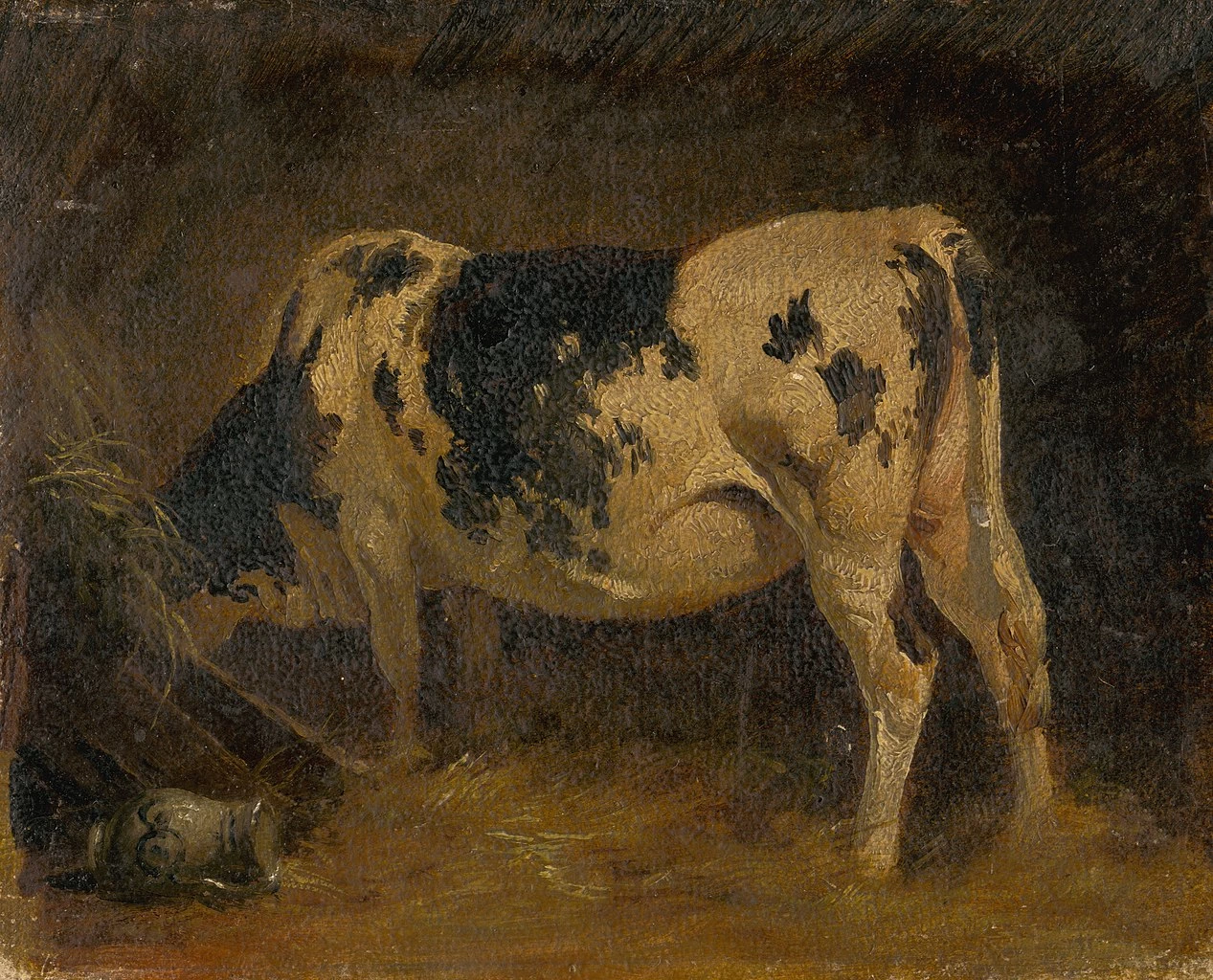 Mucca nella stalla - Slovak National Galler, Bratislava